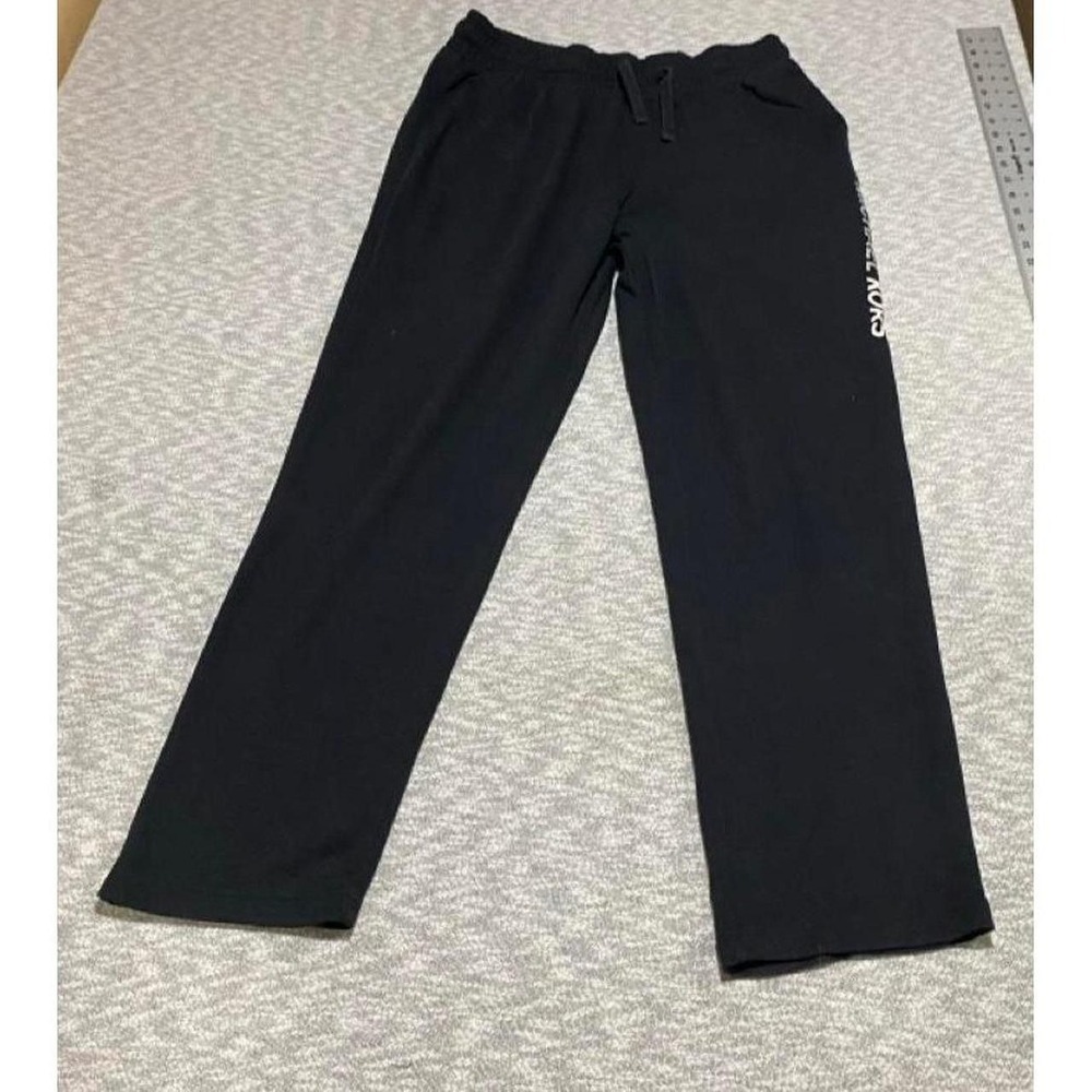 Michael Kors black sweatpants adjustable waist string. Men M. SKU-B721